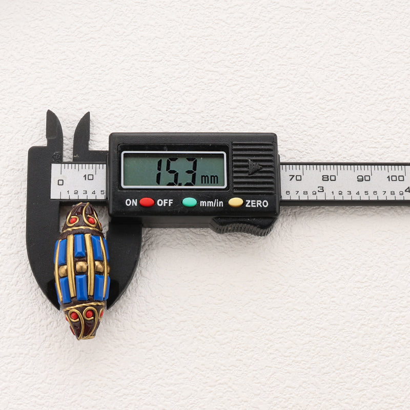 Handmade Indonesia Beads Brass Clay Tibetan Styles Bead for DIY jewlery Making