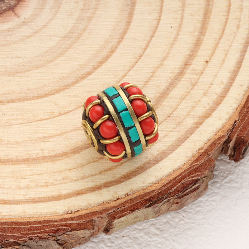 Tarnish Free Brass Wires Beads Handmade Clay Beads for DIY Jewelry Making