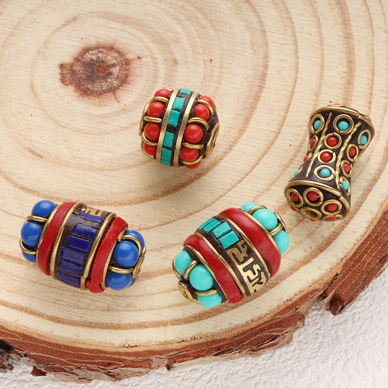 Tarnish Free Brass Wires Beads Handmade Clay Beads for DIY Jewelry Making