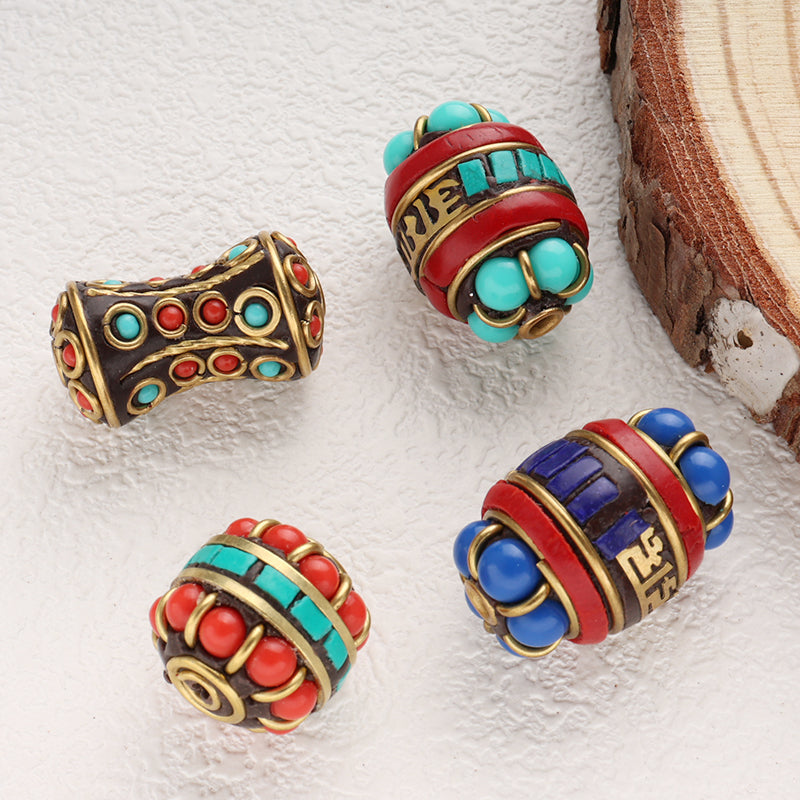 Tarnish Free Brass Wires Beads Handmade Clay Beads for DIY Jewelry Making