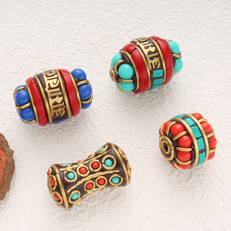Tarnish Free Brass Wires Beads Handmade Clay Beads for DIY Jewelry Making