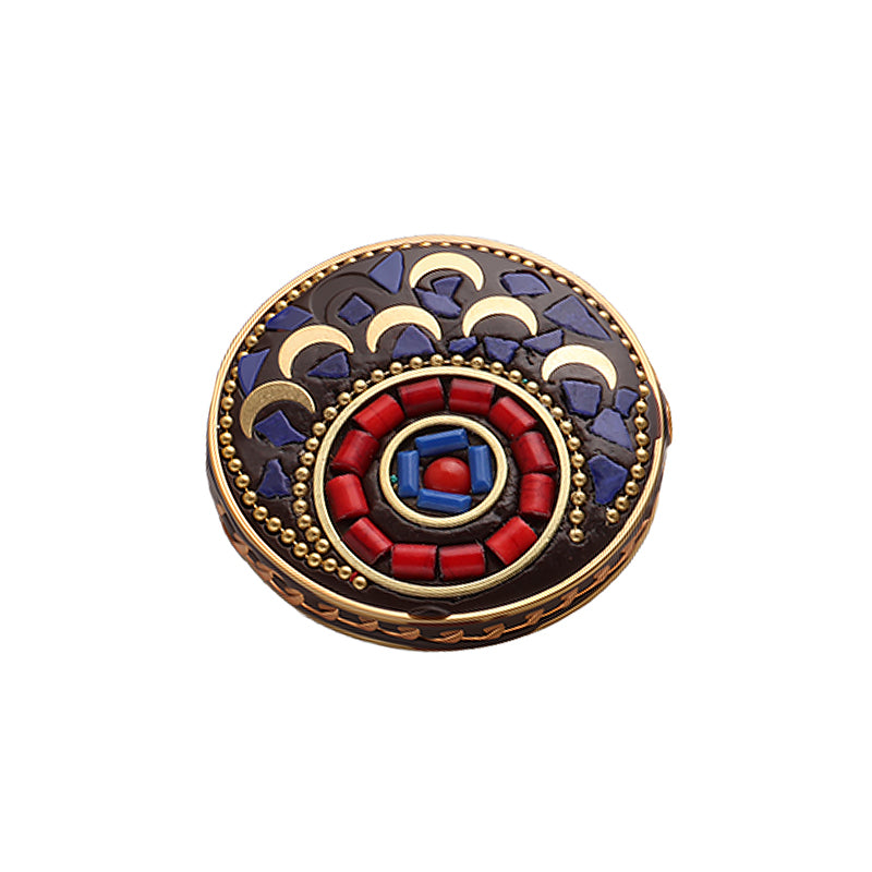 Round Indonesia Beads Brass Clay Top Quality Bead for Jewelry Making