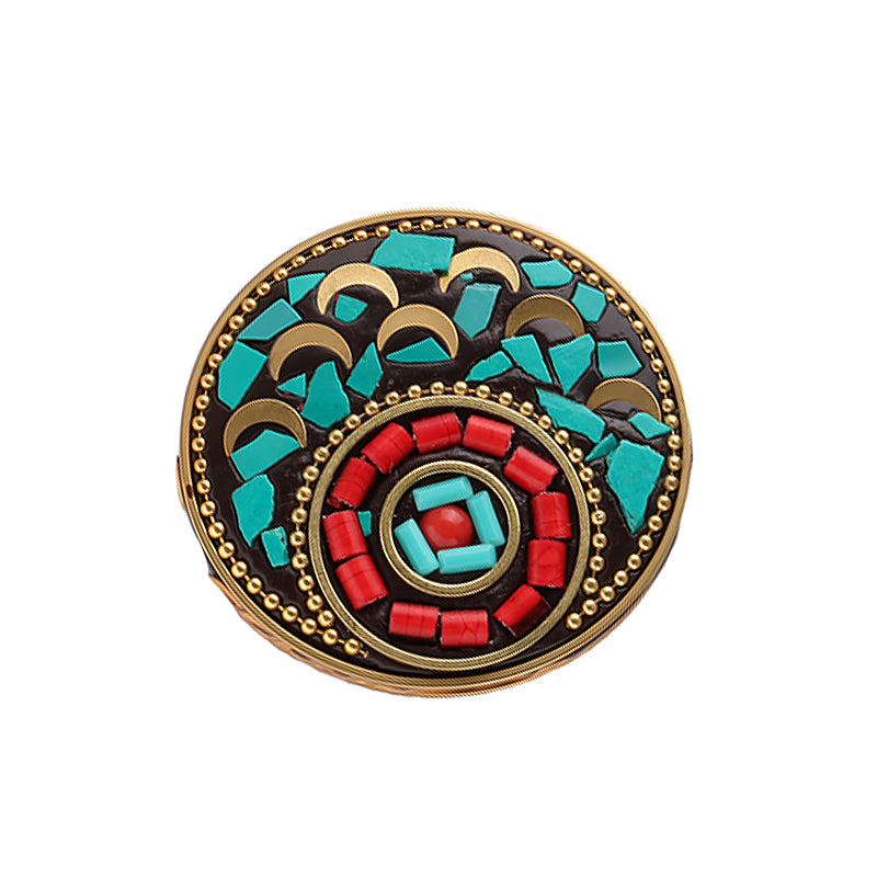 Round Indonesia Beads Brass Clay Top Quality Bead for Jewelry Making