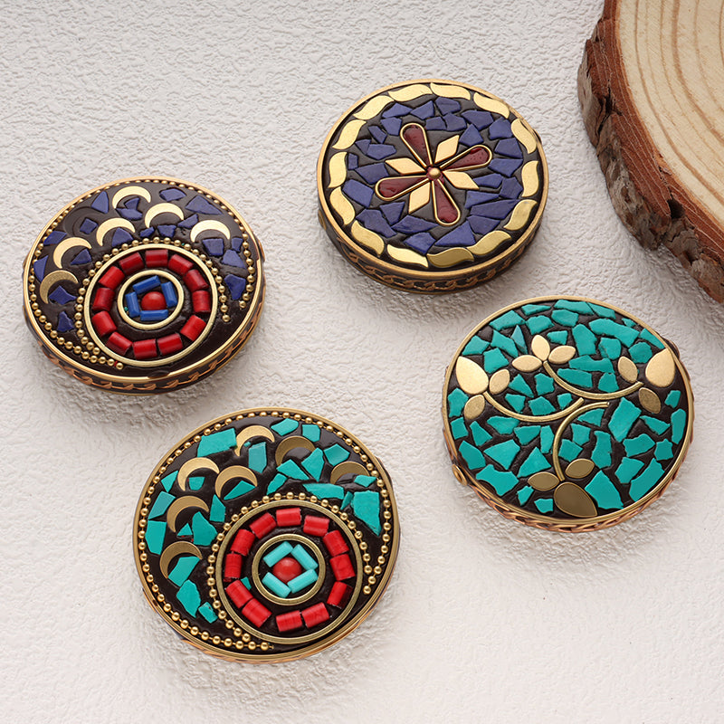 Round Indonesia Beads Brass Clay Top Quality Bead for Jewelry Making