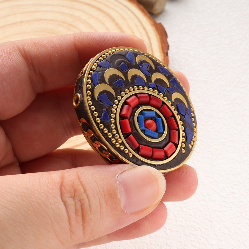 Round Indonesia Beads Brass Clay Top Quality Bead for Jewelry Making