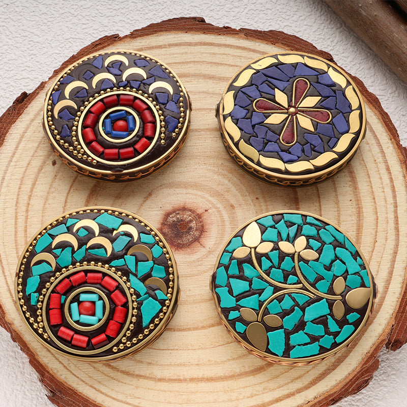Round Indonesia Beads Brass Clay Top Quality Bead for Jewelry Making