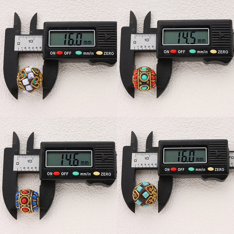 Handmade Brass Clay Beads Delicate Quality Coral Beads for DIY jewelry Making