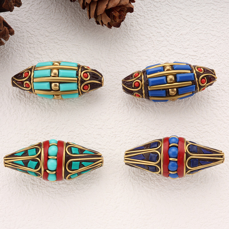 Top Quality Indonesian Beads Clay Brass Beads For DIY Jewelry Making